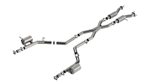 Borla ATAK Cat-Back Exhaust System No Tips Durango Hellcat