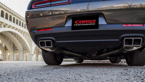 CORSA XTREME SOUND LEVEL 2.75 IN CAT-BACK GTX2 TIPS 15+ CHALLENGER 6.4 / 6.2