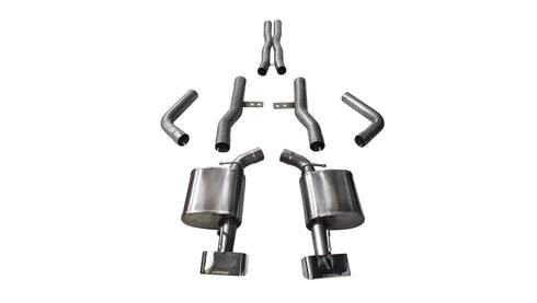 CORSA XTREME SOUND LEVEL 2.75 IN CAT-BACK GTX2 TIPS 15+ CHALLENGER 6.4 / 6.2