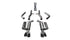 CORSA XTREME SOUND LEVEL CAT-BACK TWIN 3.5 IN TIPS 17+ CHALLENGER R/T 5.7