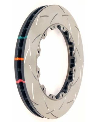 DBA 5000 T3 Two-Piece Slotted Rotors Front Set 12+ Jeep GC/ Durango SRT