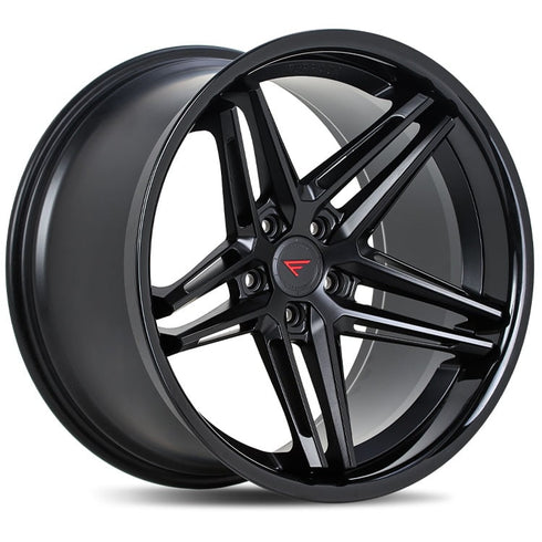 Ferrada CM1 22X10.5 Matt BLACK w/ Black Chrome Lip JEEP GC / DURANGO
