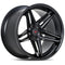 Ferrada CM1 22X10.5 Matt BLACK w/ Black Chrome Lip JEEP GC / DURANGO