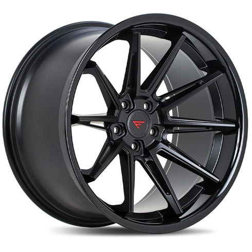 FERRADA CM2 22X10.5 MATT BLACK W/ BLACK CHROME LIP JEEP GC / DURANGO