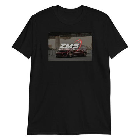 Short-Sleeve Unisex Black T-Shirt / Zaimiam Jeep SRT / ZMS LOGO