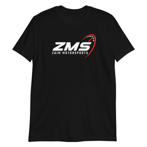 Short-Sleeve Unisex Black T-Shirt / ZMS LOGO