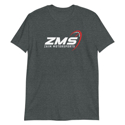 Short-Sleeve Unisex Heather Grey T-Shirt / ZMS LOGO
