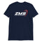 Short-Sleeve Unisex Navy T-Shirt / ZMS LOGO